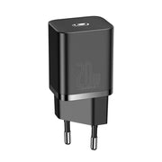 Încărcător Telefon Baseus 20W Super Si cu Cablu Lightning, USB C, 1m, Negru